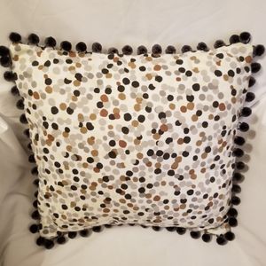 Home Decor Dot Covered Pillow